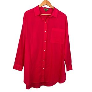 J. Crew Women’s Button-up cotton voile shirt Pink